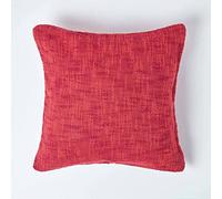 HOMESCAPES Housse de Coussin Terracotta en Coton, Collection Nirvana, Housse de Coussin 60 x 60 cm