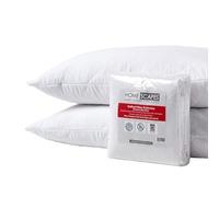 HOMESCAPES Lot de 2 Protège oreillers en Polycoton, sous-taies d’Oreiller 50 x 75 cm, Alèses de Protection
