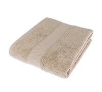HOMESCAPES Maxi Drap de Bain en 100% Coton Turc - Ultra Doux et Absorbant - 500 g/m² - Beige - 100 x 180 cm