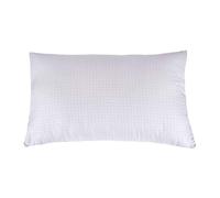 HOMESCAPES Oreiller Anti-Stress en Microfibre et Fibres de Carbone, Oreiller rectangulaire 50 x 75 cm, Soutien Moyen-Ferme