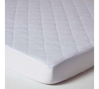HOMESCAPES Protège-Matelas matelassé en Polycoton, Alèse de lit hypoallergénique 180x200 cm