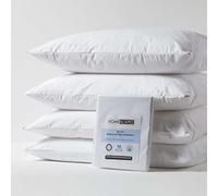 HOMESCAPES Protège-Oreiller imperméable 50x75 cm, sous taie d’Oreiller, Lot de 4 alèses