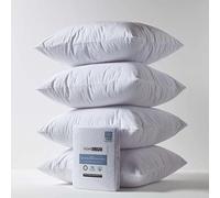 HOMESCAPES Protège-Oreiller imperméable en Tissu éponge 65x65 cm, sous taie d’Oreiller, Lot de 4