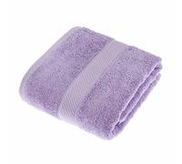 HOMESCAPES Serviette de Bain en 100% Coton Turc - Ultra Doux et Absorbant - 500 g/m² - Lila - 70 x 130 cm