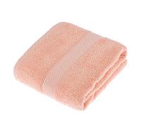 HOMESCAPES Serviette de Bain en 100% Coton Turc - Ultra Doux et Absorbant - 500 g/m² - Pêche - 70 x 130 cm