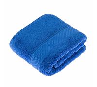 HOMESCAPES Serviette de Toilette en 100% Coton Turc - Ultra Doux et Absorbant - 500 g/m² - Bleu Roi - 50 x 90 cm