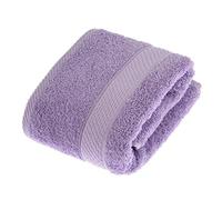 HOMESCAPES Serviette de Toilette en 100% Coton Turc - Ultra Doux et Absorbant - 500 g/m² - Lila - 50 x 90 cm