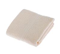 HOMESCAPES Serviette pour Le Visage en 100% Coton Turc - Ultra Doux et Absorbant - 500 g/m² - Crème - 30 x 30 cm