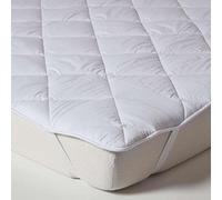 HOMESCAPES Surmatelas Luxueux en Coton, Surmatelas hypoallergénique et Anti acariens 90x200 cm