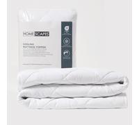 Surmatelas rafraîchissant 90x190 cm pour 1 personne, confort respirant, hypoallergénique, lavable - HOMESCAPES