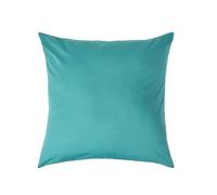 HOMESCAPES Taie d’Oreiller 60x60 cm en Coton égyptien 200 Fils, Taie d’Oreiller carrée Coloris Turquoise