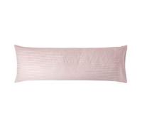 HOMESCAPES Taie de traversin 140 cm en Percale de Coton égyptien 330 Fils, Taie d’Oreiller 50x140 cm, Coloris Violet