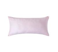 HOMESCAPES Taie d'oreiller 40x80 cm en Percale de Coton égyptien 330 Fils, Taie d’Oreiller rectangulaire, Coloris Rose