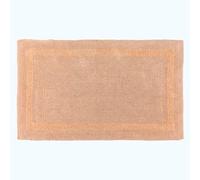HOMESCAPES Tapis de Bain Extra Large, 1600 g/m², Super Doux, 100% Coton, réversible, antidérapant, Lavable, Super Absorbant, séchage Rapide, 70 x 120 cm Pêche