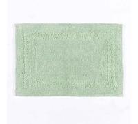 HOMESCAPES Tapis de Bain Extra Large, 1600 g/m², Super Doux, 100% Coton, réversible, antidérapant, Lavable, Super Absorbant, séchage Rapide, 70 x 120 cm Vert Sauge
