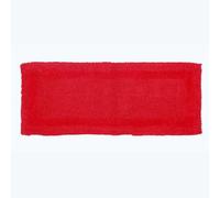 HOMESCAPES Tapis de Bain Long en Coton, Grand Tapis de Bain 40x100 cm, Tapis de Bain Rouge