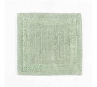 HOMESCAPES Tapis de Douche en Coton 50x50 cm, Sortie de Douche Vert Sauge