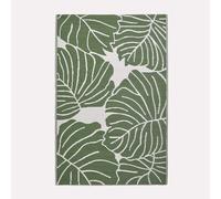HOMESCAPES Tapis extérieur résistant Pluie et UV, Tapis de Jardin imperméable réversible Vert Ada, 180 x 270 cm, Intérieur extérieur terrasse Balcon