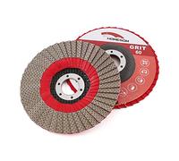 HOMESOM 5 pouces 1 pc 60 meules à grain disque abrasif de ponçage à lamelles pour meuleuse d'angle tampon de ponçage diamant
