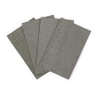 HOMESOM papier de verre diamant feuille de polissage galvanisée papier de ponçage abrasif grain 60 120 200 400 abrasif de remplacement