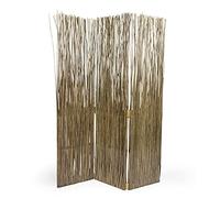 Homestyle4u Paravent 3 panneaux - Marron
