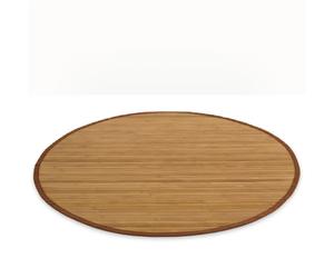 Homestyle4u 372 - Ø120 cm - Marron naturel