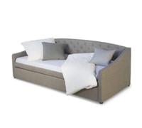 HOMESTYLE4U Lit d'appoint Banquette 90x200 cm Gris