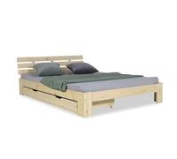 HOMESTYLE4U Lit Double 140x200 cm