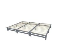 HOMESTYLE4U Lit familial - Gris 270x200 cm