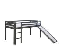 HOMESTYLE4U Lit Gris Mi-Haut 90x200