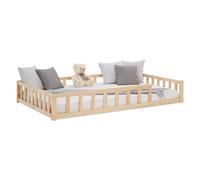 Homestyle4U Lit Montessori Naturel 140x200 cm