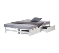 HOMESTYLE4U Lit Palette 140x200 cm - Blanc