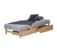 Lit homestyle4u marron
