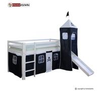 HOMESTYLE4U Lit simple - Blanc 90x200 cm
