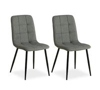 Homestyle4u Lot de 2 chaises salle à manger