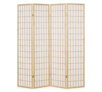 Homestyle4u Paravent intérieur Shoji - Beige