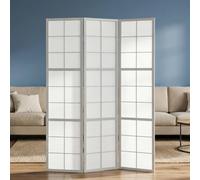 Paravent gris shoji 3 panneaux