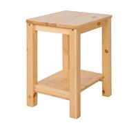 Table de chevet en bois nature