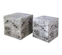 Tabouret homestyle4u marron