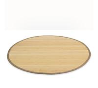 HomeStyle4U Tapis Rond Bambou Naturel