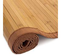 Homestyle4u Tapis bambou 60 - 60 x 240 cm - Marron