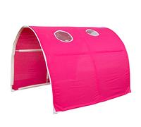 Homestyle4u Tunnel pour Enfant Lit Design, Bois, Bois Dense, Red, 100 x 90 x 70 cm