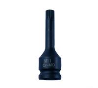 HomeVortex Adaptateur de douille 1/2", manchon d'extension CR-MO 12 points de 3" pour boulons hexagonaux M5-M19, compatible avec clé électrique et cliquet pour réparation automobile et (M11)