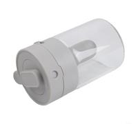 HomeVortex Bocal à épices en verre avec poignée pop-up, shaker à condiments scellé pour le rangement de la cuisine, récipient d'assaisonnement facile d'accès pour sel, sucre, herbes, gris (gris)