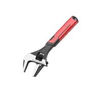 HomeVortex Clé à molette réglable, avec mâchoire réversible, pour plomberie, 15,2 cm, clé à pipe en acier au chrome vanadium, grande clé à ouverture, pour démontage d'écrous et de tuyaux, (20,3 cm)