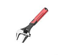 HomeVortex Clé à molette réglable, avec mâchoire réversible, pour plomberie, 15,2 cm, clé à pipe en acier au chrome vanadium, grande clé à ouverture, pour démontage d'écrous et de tuyaux, (15,2 cm)