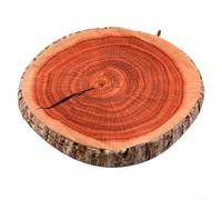 HomeVortex Coussin de sol rond en forme de fruit - 40 cm - En peluche - Rempli de mousse de coton ultra doux - Coussin décoratif pour canapé, lit, lecture, chambre d'enfant, pastèque, dragon, orange