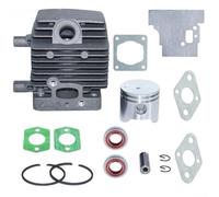 HomeVortex Cylindre d'assemblage de 34 mm pour kit de piston pour FS75 pour FS80 FS85 HS75, pièces de débroussailleuse, comprend des anneaux, des circlips de broche et un joint d'étanchéité d'huile