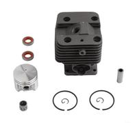HomeVortex Cylindre de 40 mm, pour kit de piston, pour débroussailleuse FS120 pour FS200 FT250 HT250 FS250, FS250R FS202, pièce de rechange 4134 020 1214, avec joints d'huile et roulement à aiguilles