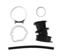 HomeVortex Ensemble de colliers de serrage de collecteur 11251412200, pour tronçonneuse 034 036 MS340 MS360, kit de connecteur de carburateur, avec tuyau d'impulsion et manchon, plastique